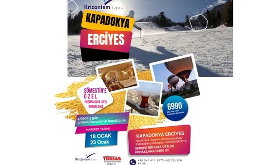 Kapadokya Erciyes Kayseri Turu